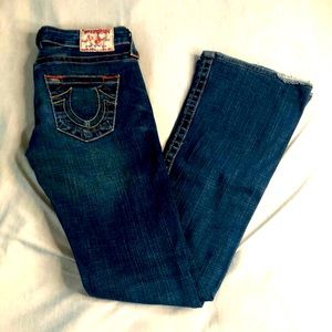 True Religion Flare denim size 25